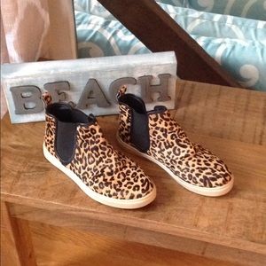 Steve Madden Cheetah slip ons.